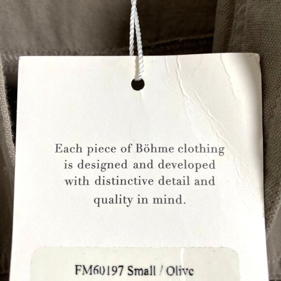Bohme Celina Olive Jumpsuit Military Utility Cotton Size Small NWT  SB - Picture 6 of 13